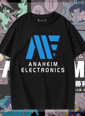 机动战士Z高达阿纳海姆ANAHEIM标志短袖T恤男女学生二次元半截袖