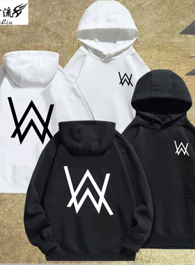 艾伦沃克Alan walker连帽卫衣电音男女外套衣服男女宽松舒适上衣