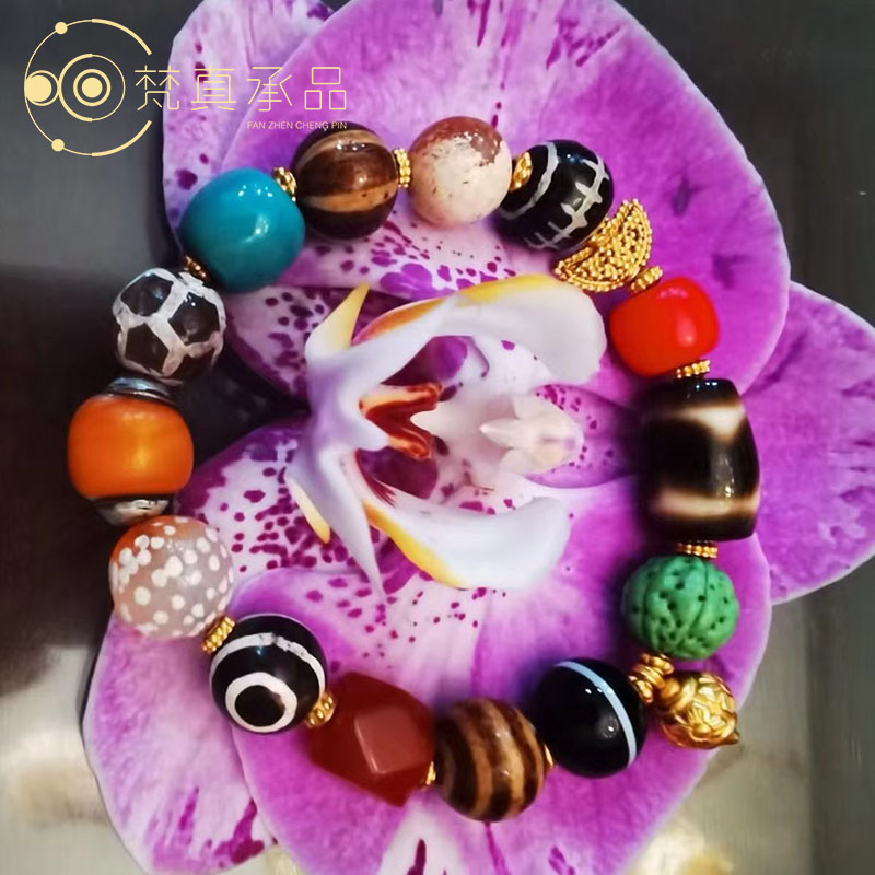 梵真承品手串缅甸玛瑙红玉髓