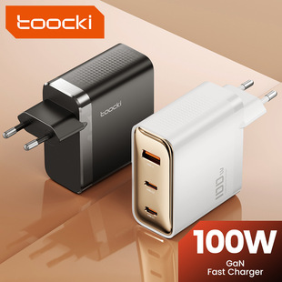 Toocki 100W USB GaN Charger PD Quick Charge Type C Phone Charger适用iPhone 16 欧规港澳版氮化镓充电器