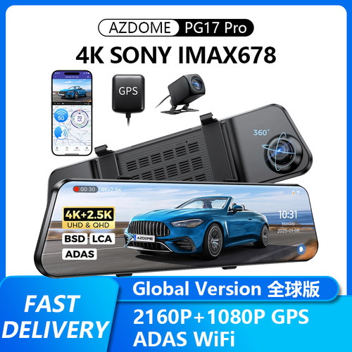 AZDOME4KRearviewDashCam