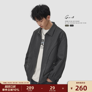 复古cargo休闲夹克春秋上衣工装 外套男 分割解构cleanfit美式 GWIT