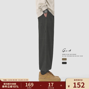 裤 cargo重工水洗做旧春秋潮牌休闲vintage束脚工装 男 美式 GWIT