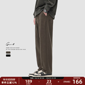 冬季 男呢子裤 重磅加厚美拉德毛呢小西裤 潮牌休闲裤 直筒长裤 GWIT