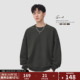 上衣套头衫 GWIT 休闲保暖打底衫 重磅美式 加绒加厚圆领卫衣男 冬季