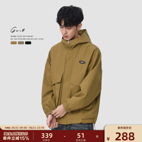 GWIT工装夹克连帽外套