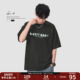 夏季 重磅国潮印花新款 体恤cleanfit半袖 GWIT 潮牌纯棉短袖 T恤男
