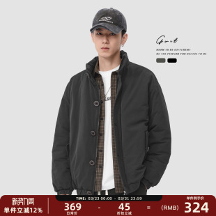 加厚保暖夹克潮牌cleanfit工装 复古棉衣冬季 外套棉服男 美式 GWIT