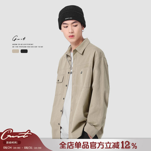 GWIT美式复古cleanfit工装衬衫