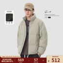 GWIT 90绒美式复古冬季面包服保暖外套户外短款潮牌加厚羽绒服男