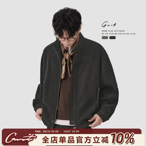 GWIT哈灵顿短款夹克外套男