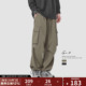 抽绳束脚休闲裤 GWIT 大口袋伞兵裤 复古垂感登山户外工装 男 美式