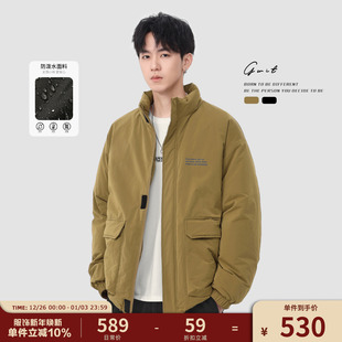 复古潮牌工装 GWIT 美式 保暖外套短款 户外加厚羽绒服男 90绒冬季