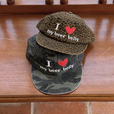 i love my beer belly平沿帽