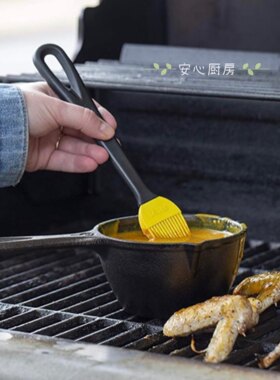 美国制造铸铁酱料户外露营奶锅