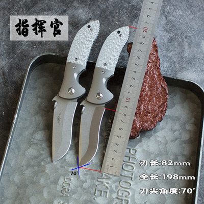 百浓PSRK mini指挥官  进口S90V高硬度小直水果刀户外口袋EDC工具