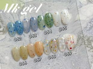 现货MK GEL韩胶复刻《水磨石》系列素材光疗5g罐装甲油胶