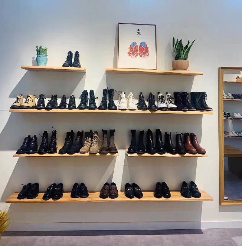包店包架展示架店铺层板包包服装店货架鞋柜鞋陈列欧式复古创意
