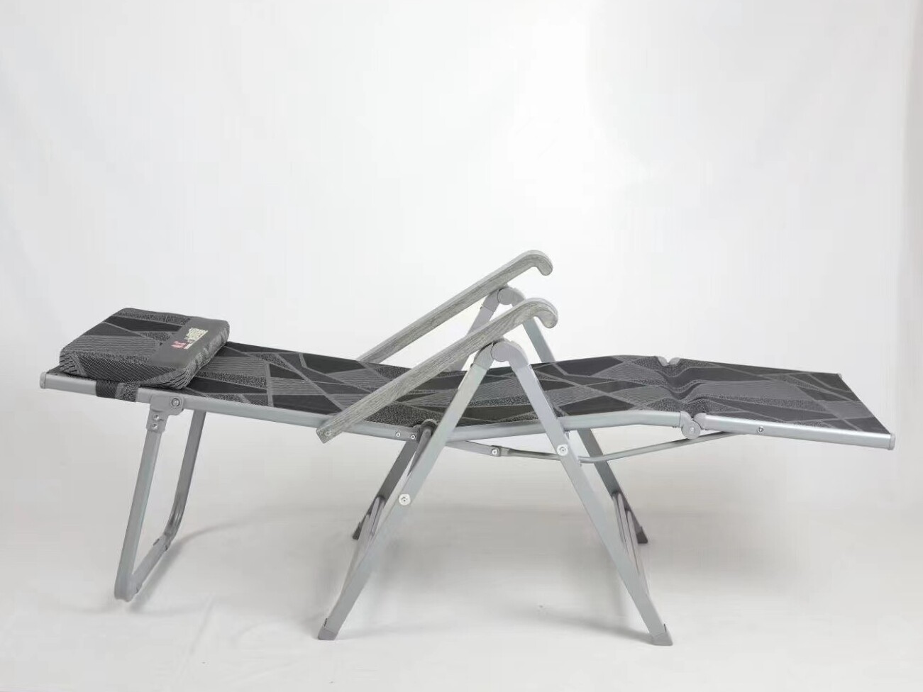 振东折叠椅躺椅加厚可调节午睡椅加厚型 新款平躺三折午休办公椅