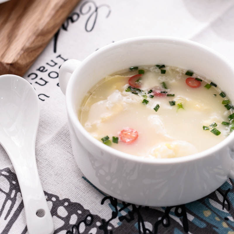 网红好看早餐陶瓷盘子创意可爱双耳纯白汤碗套装北欧餐厅餐具汤盅|msdalam kategori pinggan mangkuk, pinggan mangkuk, Bowl - dari Buy2taobao.com untuk memberikan perkhidmatan ejen Taobao profesional membeli