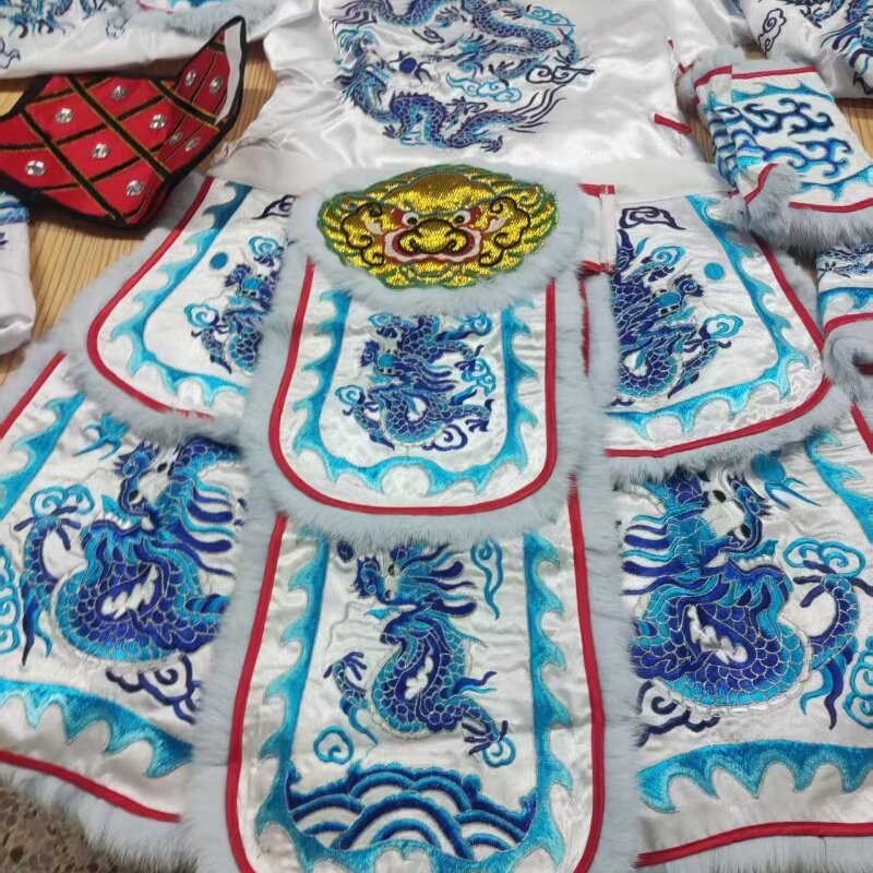 潮汕儿童正龙英歌舞服游神演出服图片