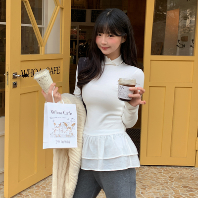 ANA宝藏珍妮加绒屁帘长袖内搭