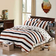 Một mét năm chăn bao gồm một sinh viên 1,2 m 1,5 m giường 1,8 m cotton in chăn ngủ ký túc xá - Quilt Covers