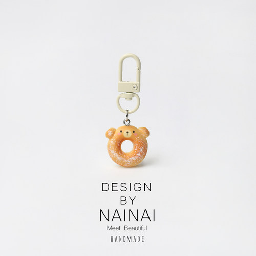 甜品面包蛋糕可爱钥匙扣甜美挂件食件软萌包包闺蜜礼物挂饰