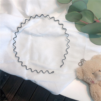 韩国波浪形实用背头发夹男女同款