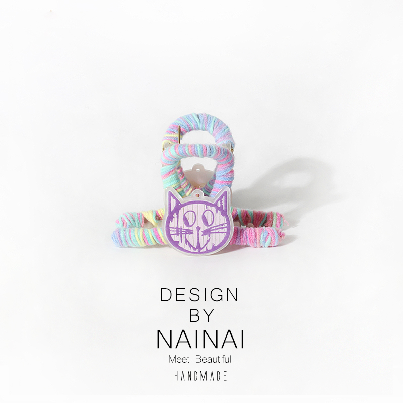 可爱森系彩色猫咪抓夹后脑勺发夹网红气质盘发鲨鱼夹发卡猫咪夹子