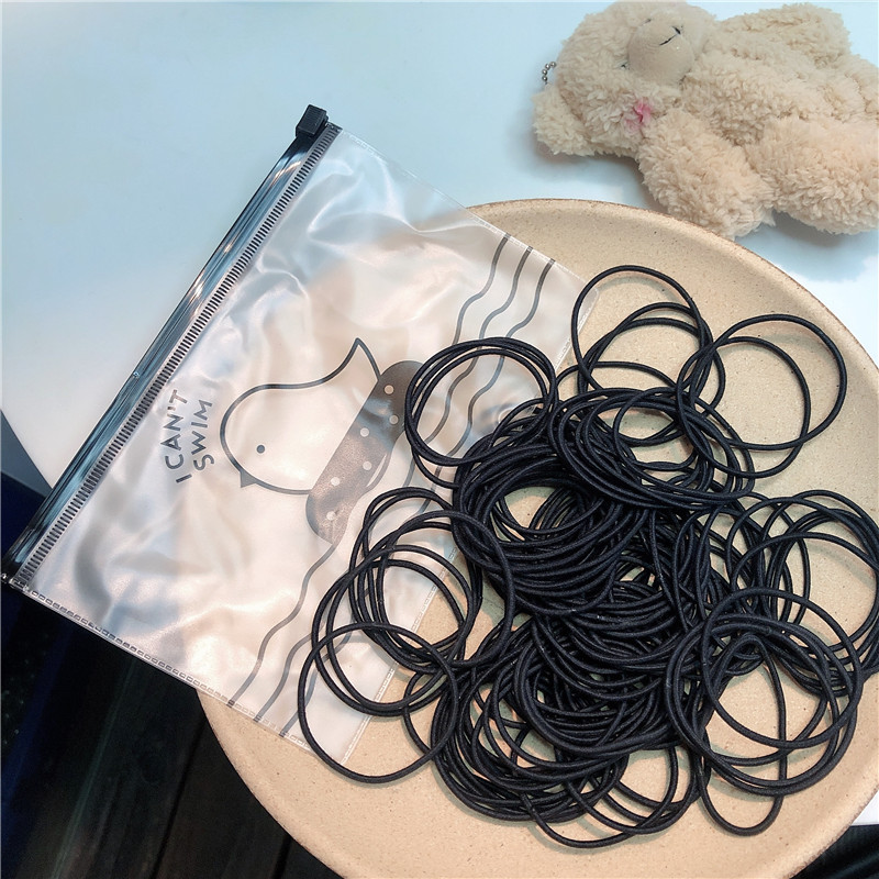 基础高弹力手链小黑根包发绳