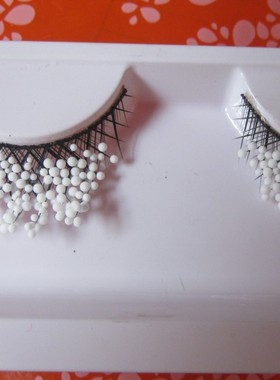 雪之恋 白色 眼尾拉长 国外强货 圣诞节 万圣节 假眼睫毛CP11