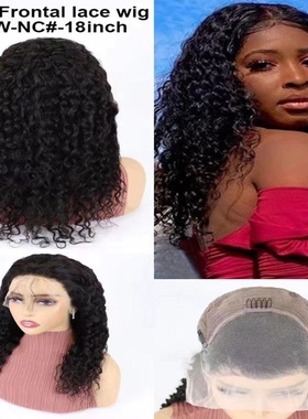 18inches 13x4  frontal human hair wig on big sale