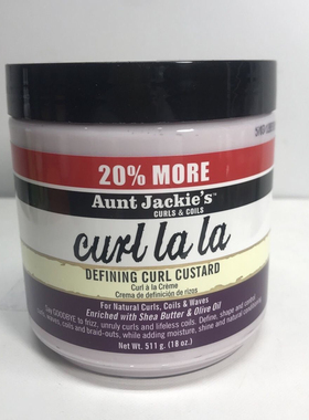 Aunt Jackie's Defining  curl Lala coils waves hair gel 511g