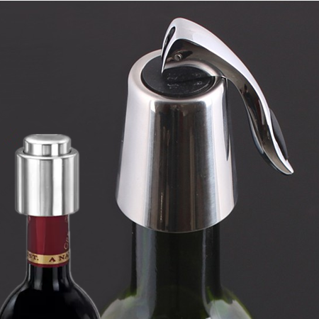 外贸不锈钢香槟葡萄酒啤酒密封塞酒瓶盖硅胶塞子真空 保鲜红酒塞