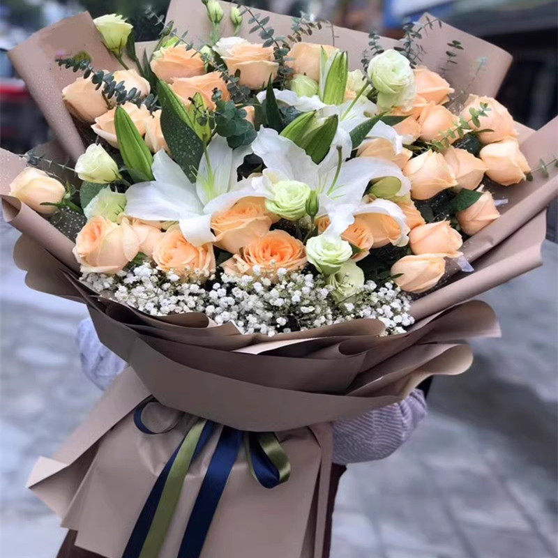 百合生日鲜花同城配送