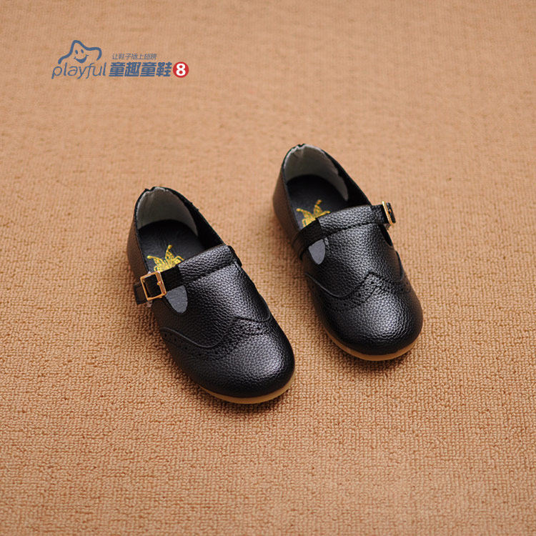 Chaussures enfants en autre ronde creux pour printemps - semelle tendon - Ref 983764 Image 5