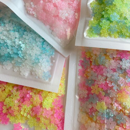 7MM中孔小梅花金葱粉亮片