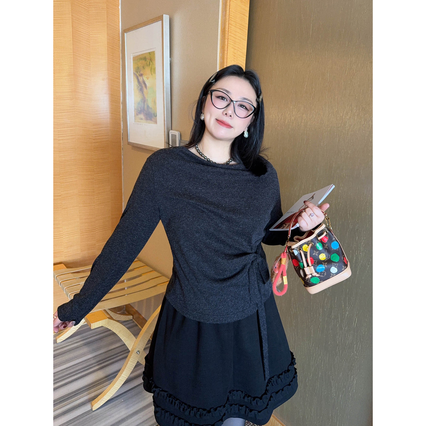 VOGANA戛纳家大码女装高智老钱优雅新贵荡领收腰显瘦上衣打底衫,女装/女士精品,大码内搭,淘宝优惠券,粉丝福利购,淘宝优惠卷