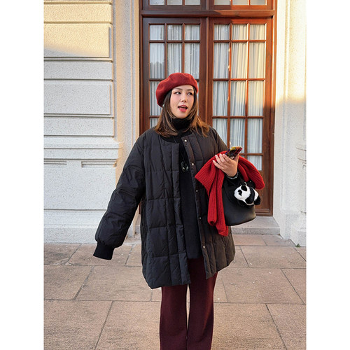 羽绒服95白鸭绒加厚外套