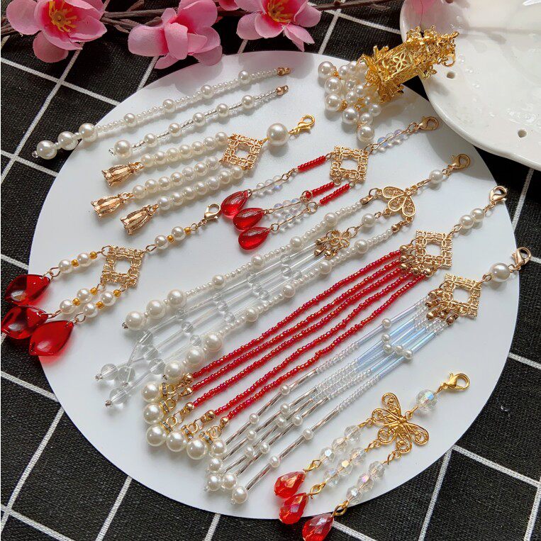 手工流苏半成品珍珠流苏