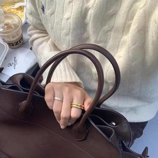 美式复古英伦风100纯羊毛麻花套头女毛衣秋冬小马刺绣针织外套