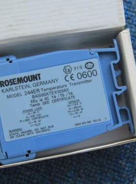 ROSEMOUNT模块244ERI1Q4全新原包装现货就1个包邮