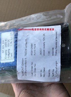 德国梅耶博格光伏电源 Somont GmbH  AU13-1524  正品  NT12V-2A