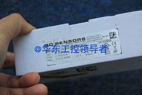 BD SENSORS压力开关DMP331-110-1602-3-3-100-H00-3-516全新原装