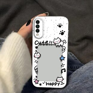 猫抓相框放照片适用于荣耀X20se手机壳x20se镜头全包CHLAN00防摔硅胶软壳Honor高级感保护套超薄可爱小卡新款