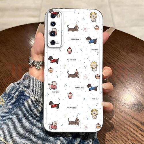 适用于华为Nova7pro手机壳nova7Pro镜头全包简约防摔可爱小狗狗硅胶软壳高级感JERAN10保护套超薄新款手机套