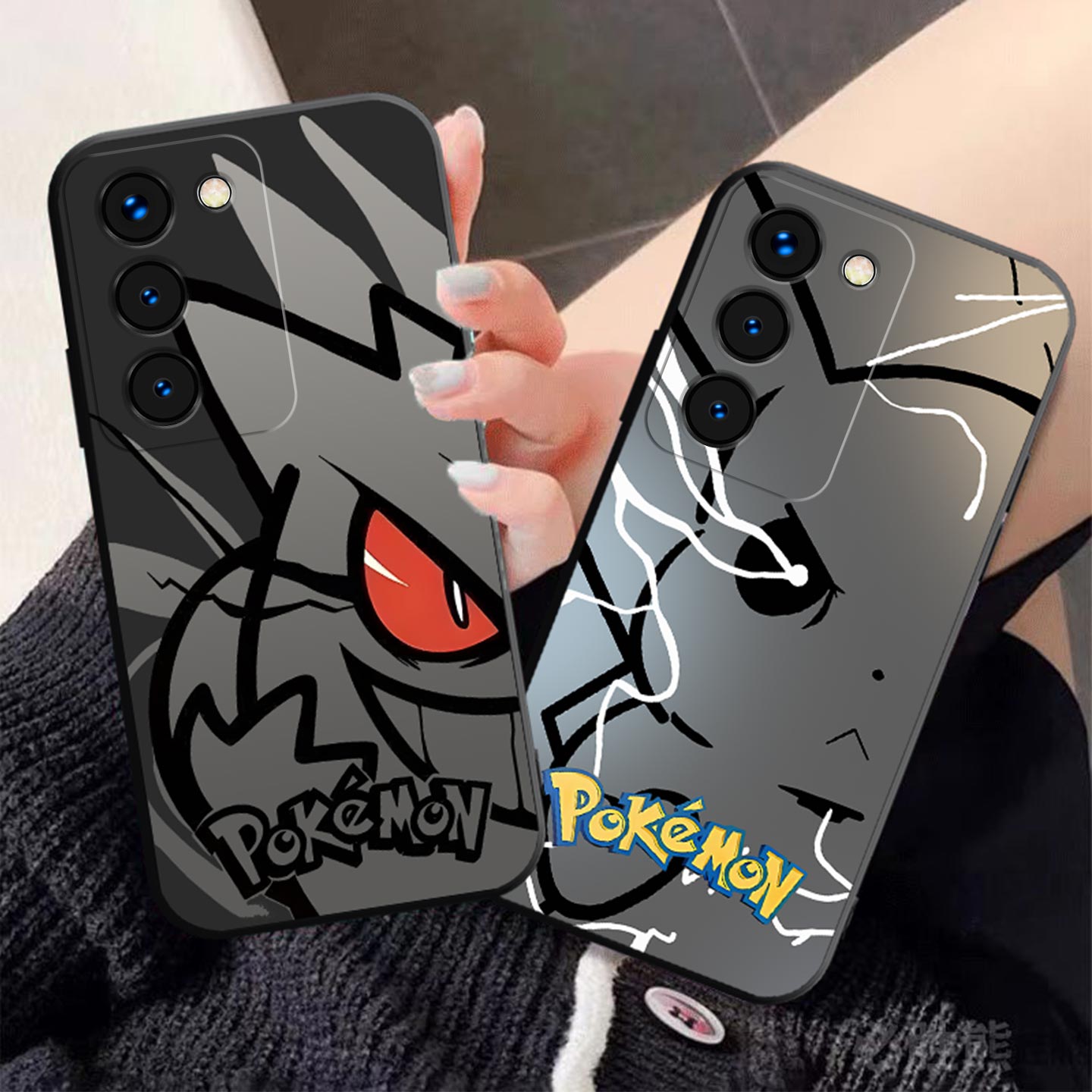 耿鬼适用真我V60Pro手机壳Realme V60Pro全包磨砂高级感耐脏防摔软壳RMX3953皮卡丘保护套卡通男女新款手机套