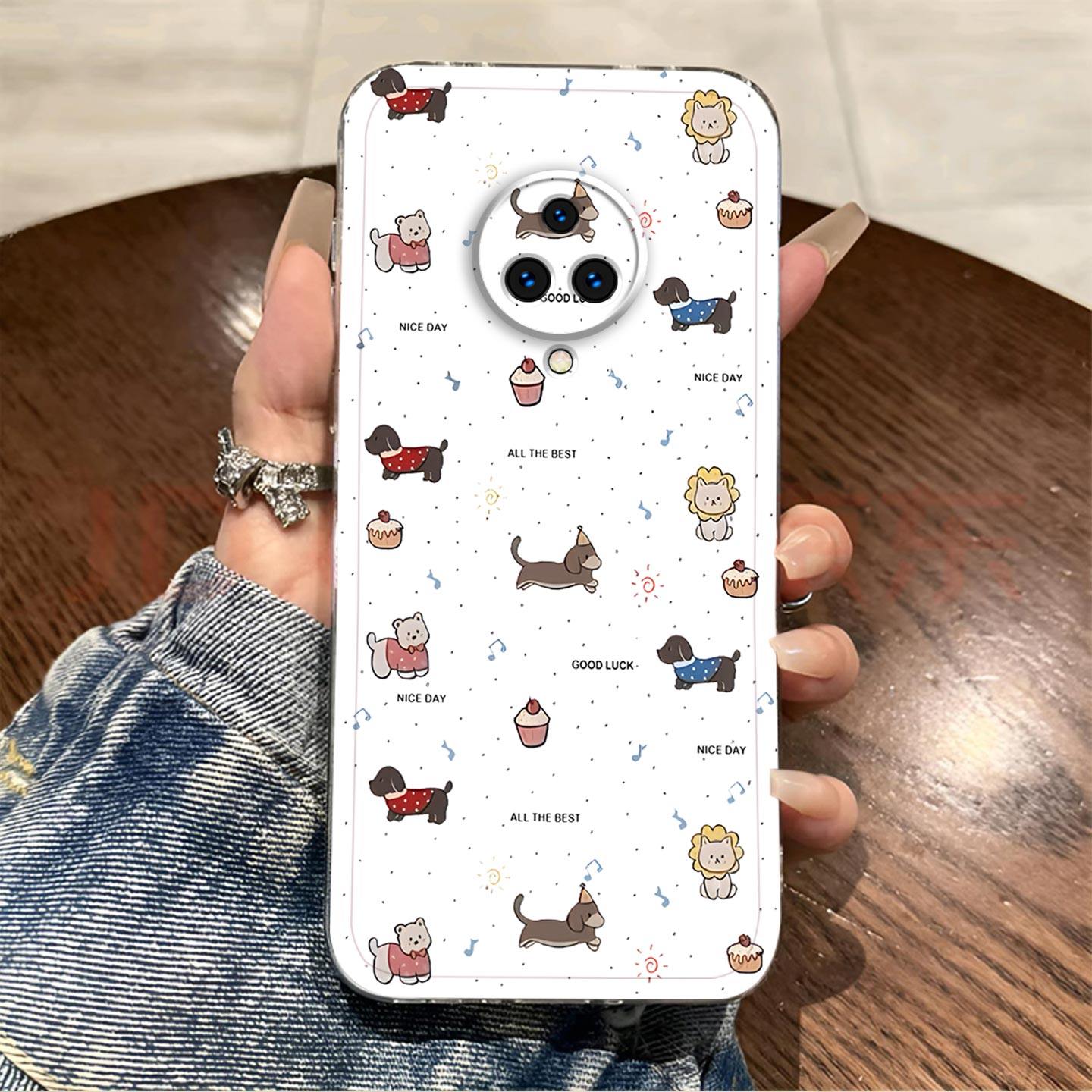 适用于vivonex3s Nex3手机壳镜头全包V2241A简约防摔可爱小狗狗硅胶软壳高级感保护套超薄可爱创意新款手机套