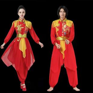 打鼓演出服装女新款腰鼓服装鼓舞威风锣鼓演出服指挥中国鼓打大鼓